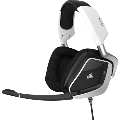 Corsair VOID ELITE USB Auriculares Diadema Negro, Blanco