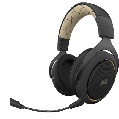 Corsair HS70 PRO WIRELESS Auriculares Diadema Negro, Crema