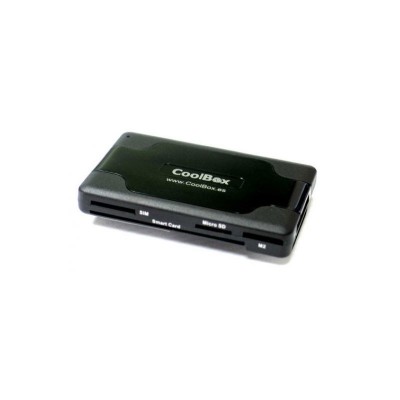 CoolBox CRE-065 lector de tarjeta Negro USB 2.0