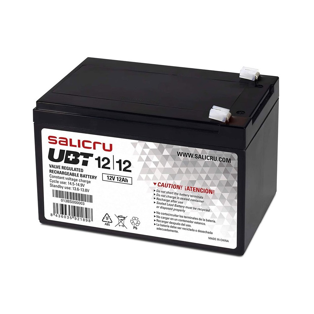 Salicru UBT 1212 Batería AGM recargable de 12 Ah  12 V