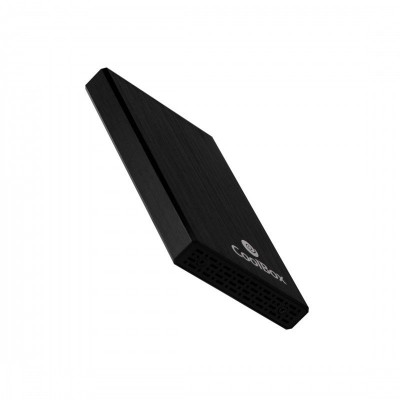 CoolBox SlimChase A-2523 2.5" Carcasa de disco duro SSD Negro