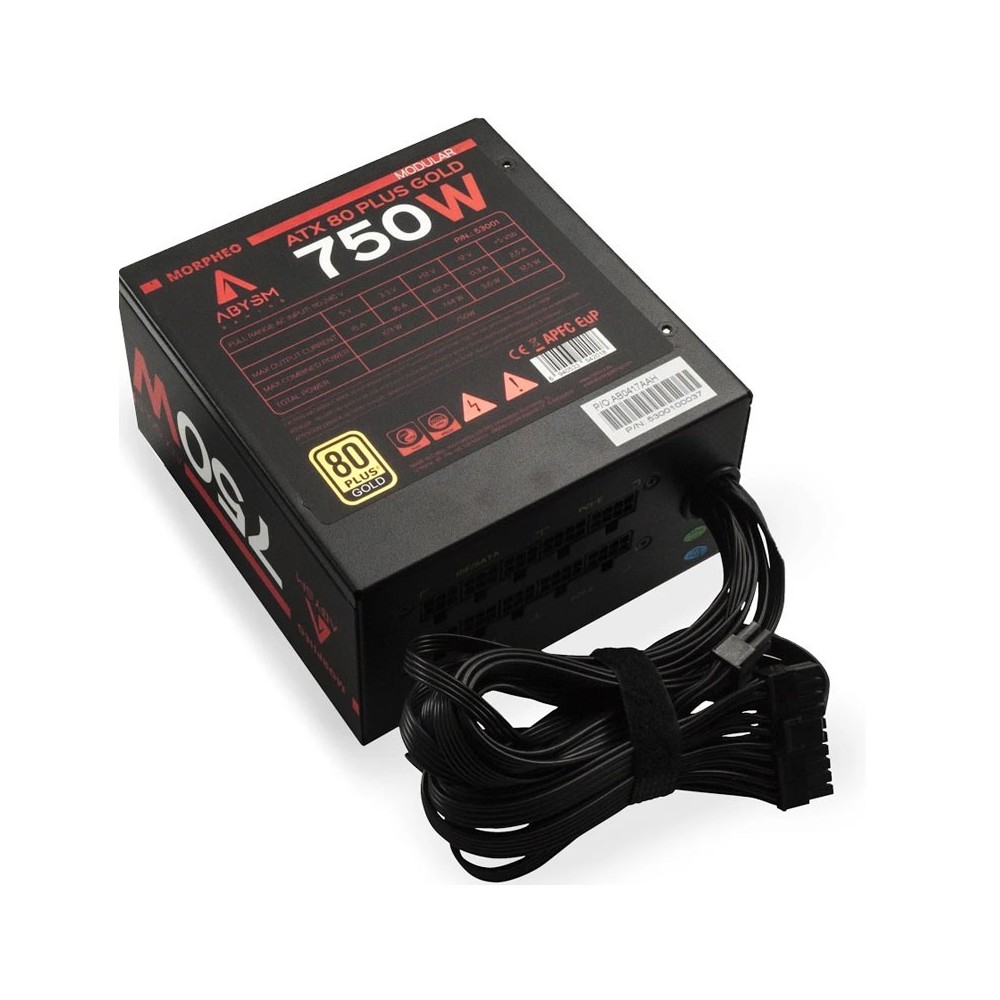 ABYSM Morpheo unidad de fuente de alimentación 750 W ATX Negro ABYSM Morpheo unidad de fuente de alimentación 750 W ATX Negro