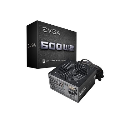 EVGA 100-W2-0600-K2 unidad de fuente de alimentación 600 W 20+4 pin ATX ATX Negro
