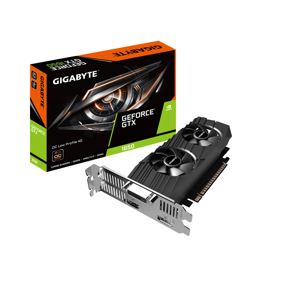 Gigabyte GeForce GTX 1650 OC Low Profile 4G NVIDIA 4 GB GDDR5