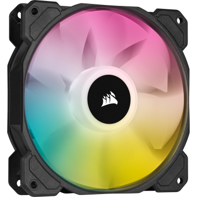 Corsair SP120 RGB ELITE Carcasa del ordenador Ventilador 12 cm Negro 1 pieza(s)