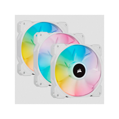 Corsair SP120 RGB ELITE Carcasa del ordenador Ventilador 12 cm Blanco 3 pieza(s)