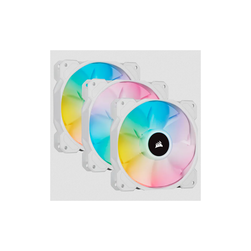 Corsair SP120 RGB ELITE Carcasa del ordenador Ventilador 12 cm Blanco 3 pieza(s) Corsair SP120 RGB ELITE Carcasa del ordenador Ventilador 12 cm Blanco 3 pieza(s)
