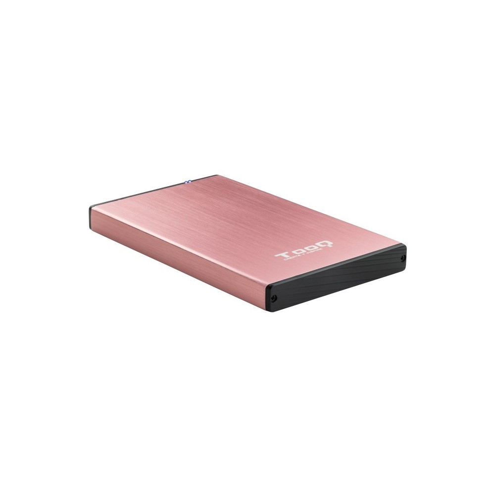 una vez Permanece frijoles TooQ TQE-2527P caja para disco duro externo Caja de disco duro (HDD) Negro,  Rosa 2.5"