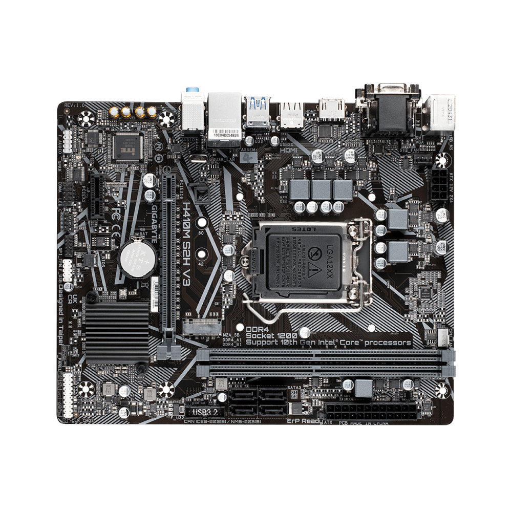 Gigabyte H410M S2H V3 placa base Intel H510 LGA 1200 micro ATX