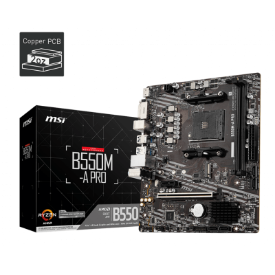 MSI B550M-A PRO AMD AM4 micro ATX