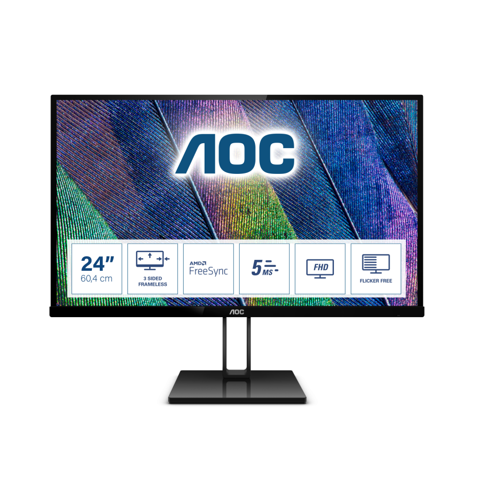 AOC V2 24V2Q pantalla para PC 60,5 cm (23.8") 1920 x 1080 Pixeles Full ...