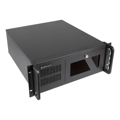 UNYKAch Caja Ordenador AERO C12 Micro ATX Negra, Con dos puertos USB 3.0 y  dos puertos USB Type C 2.0