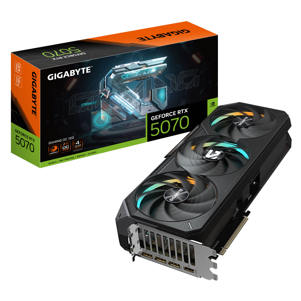 GIGABYTE GeForce RTX 5070 Ti GAMING OC 16G Tarjeta Gráfica