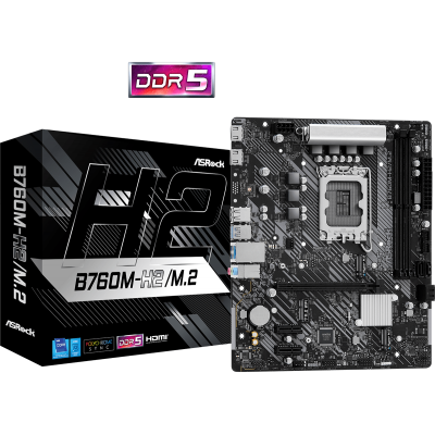 Asrock B760M-H2M.2 Intel B760 LGA 1700 micro ATX