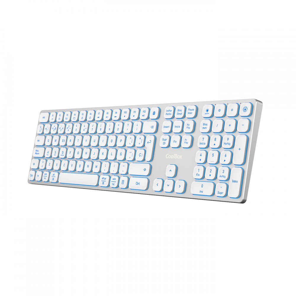 CoolBox TECLADO INALAMBRICO RETROILUMINADO MOONLIGHT