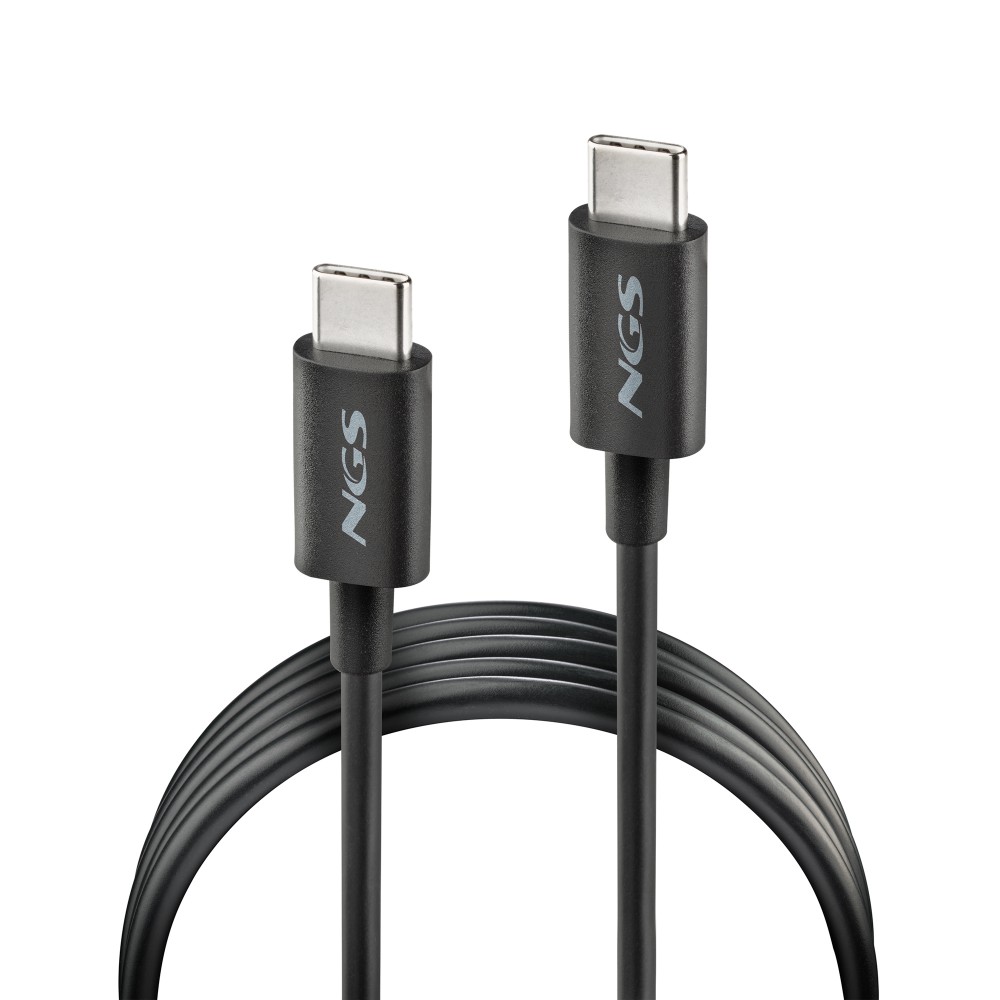 NGS ZYRO 60W-1 cable USB USB 2.0 1 m USB C Negro