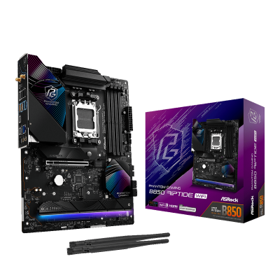 Asrock Phantom Gaming B850 Riptide WiFi AMD B850 Zócalo AM5