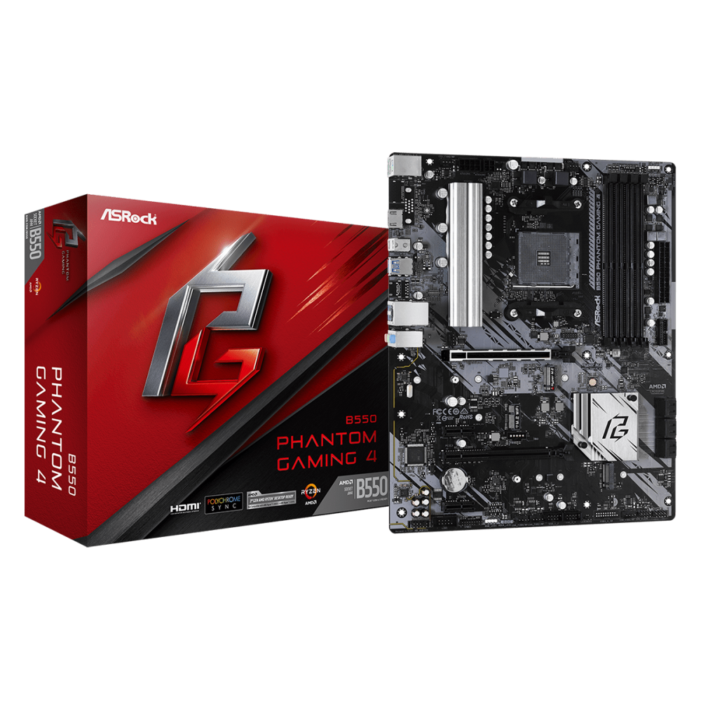 Asrock B550 Phantom Gaming 4 AMD B550 Zócalo AM4 ATX