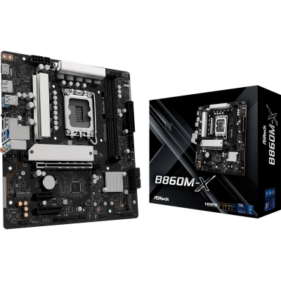 Asrock B860M-X Intel B860 LGA 1851 (Socket V1) micro ATX