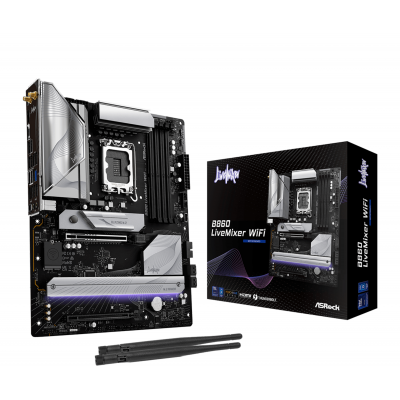 Asrock B860 LiveMixer WiFi Intel B860 LGA 1851 (Socket V1) ATX
