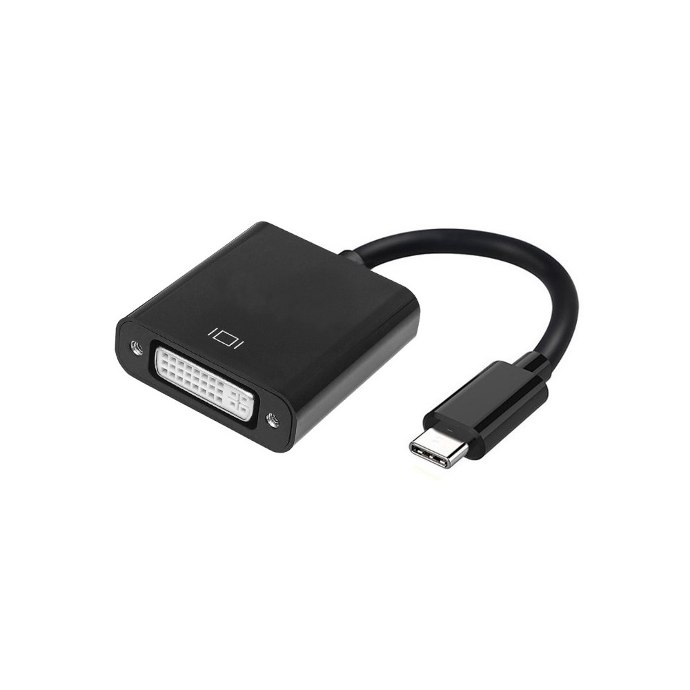 Aisens Conversor USB-C a DVI-I USB-CM-DVI 24+5H Negro 15cm Aisens Conversor USB-C a DVI-I USB-CM-DVI 24+5H Negro 15cm