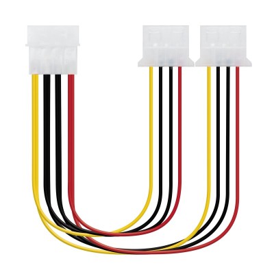 Nanocable CABLE ALIMENTACION MOLEX 5.25"M-2x5.25"H 20CM