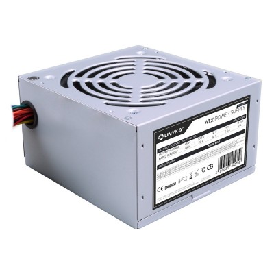 UNYKAch ATX 500W unidad de fuente de alimentación Plata