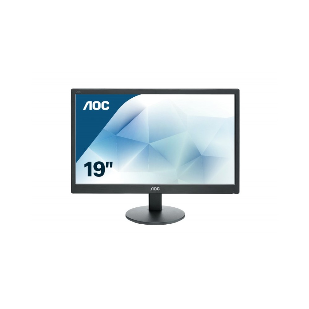 AOC Basic-line E970SWN LED display 47 cm (18.5") 1366 x 768 Pixeles WXGA LCD Plana Mate Negro AOC Basic-line E970SWN LED display 47 cm (18.5") 1366 x 768 Pixeles WXGA LCD Plana Mate Negro