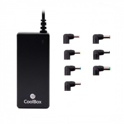 TooQ Cargador automático universal slim multi tensión para portátil 100W  con USB 2A y 9 conectores