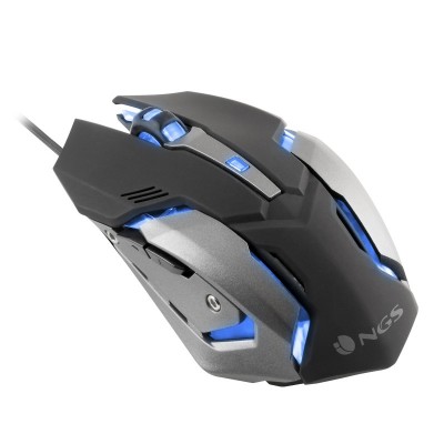 NGS GMX-100 ratón USB Óptico 2400 DPI Ambidextro