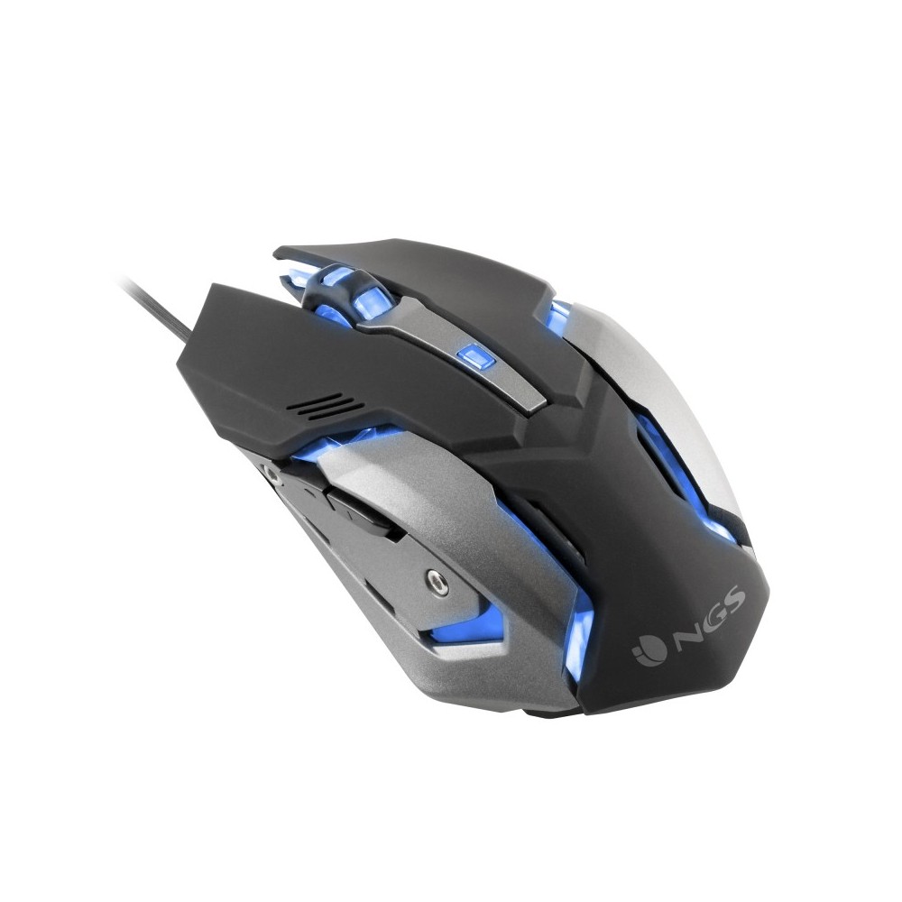 NGS GMX-100 ratón USB Óptico 2400 DPI Ambidextro NGS GMX-100 ratón USB Óptico 2400 DPI Ambidextro