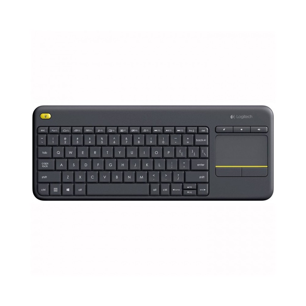 Logitech K400 Plus teclado RF inalámbrico QWERTY Español Negro Logitech K400 Plus teclado RF inalámbrico QWERTY Español Negro