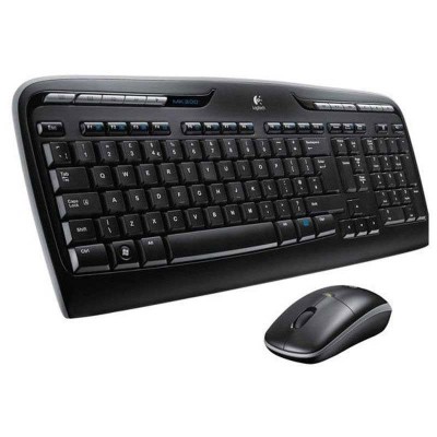 Logitech MK330 teclado RF inalámbrico QWERTY Español Negro, Gris