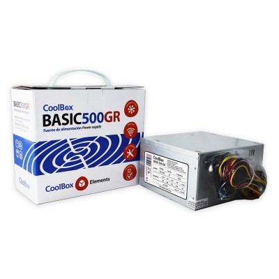 CoolBox Basic 500GR unidad de fuente de alimentación 300 W ATX Metálico