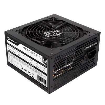 UNYKAch ATX Courage 750W Alta Eficiencia Fuente de Alimentación